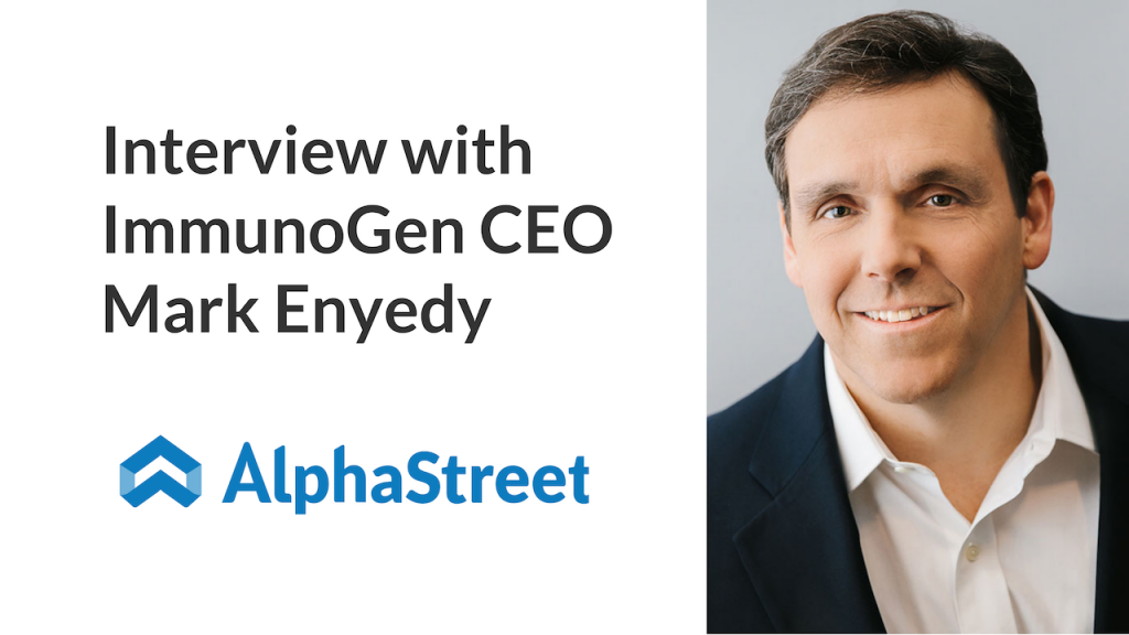 Interview with immunogen CEO Mark Enyedy