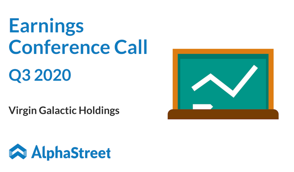 virgin galactic Q3 2020 earnings call