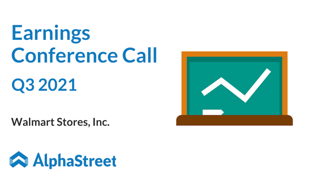 walmart Q3 2021 earnings conference call