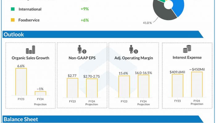 Conagra Brands Q4 2024 earnings infographic