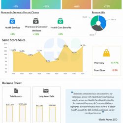 CVS Health Q1 2025 earnings infographic
