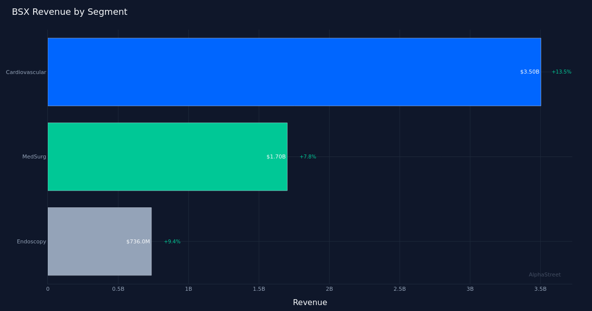 BSX segment breakdown