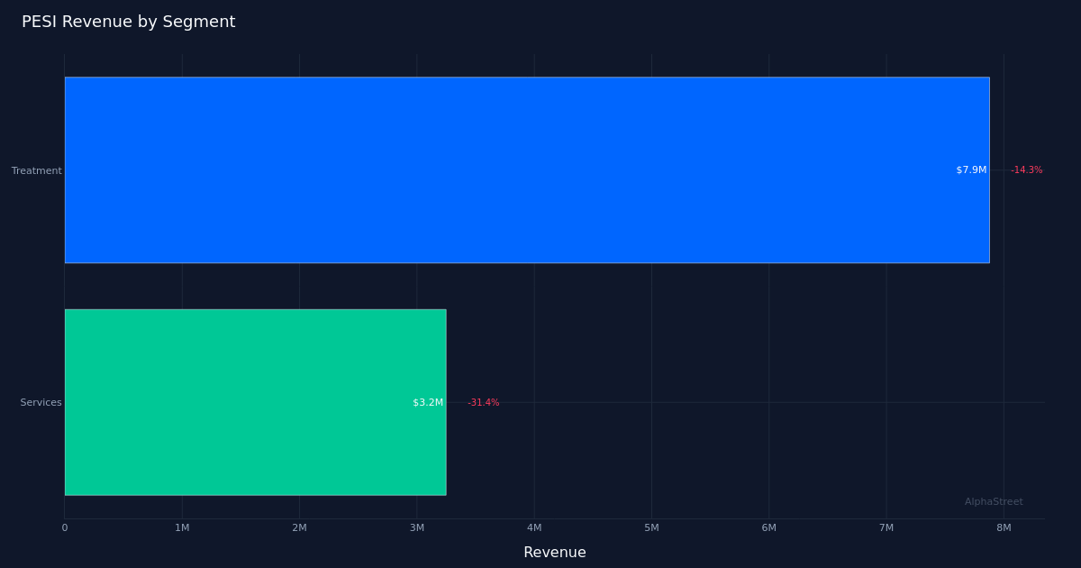 PESI segment breakdown